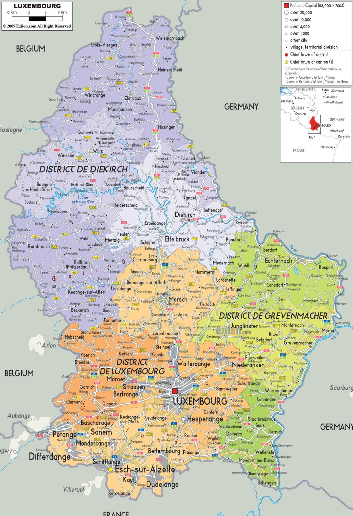 Luksemburgu vend hartë