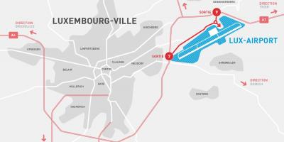 Harta e Luksemburgut aeroport