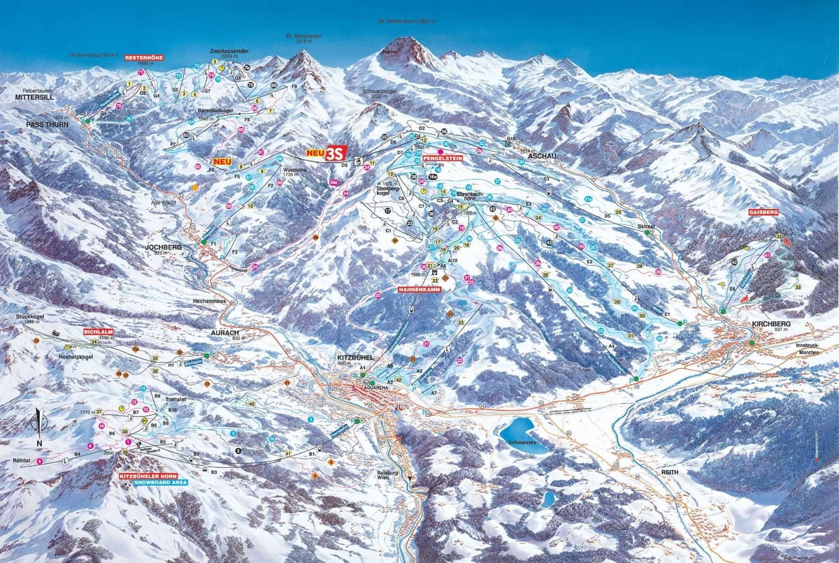 harta kirchberg Luksemburg