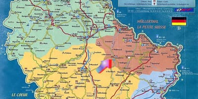 Harta e Luksemburgut hartën turistike atraksionet