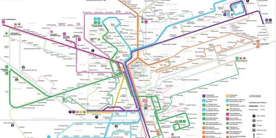 Harta e Luksemburgut metro